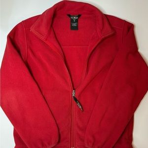 LL Bean Vintage fleece zip up